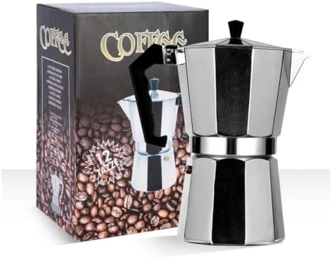 Moka Pot Stovetop Espresso Maker 50-600ml Italian Coffee Machine Aluminum - Image 5