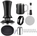 25PCS Espresso Accessories Kit 58mm Coffee Spring Tamper Set black by Unknown