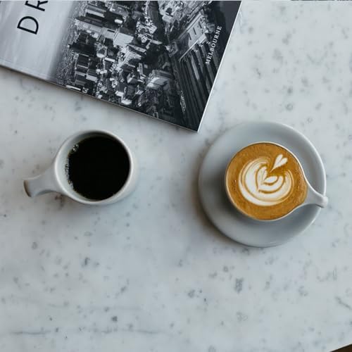notNeutral Lino Porcelain Cup & Saucer Double Cappuccino 6 oz (6 oz, 6) - Image 4
