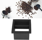 Bottomless Knock Box Chute, Espresso Coffee Ground Knock Box Chute Embedded Flat Mouth Stainless Steel Open Bottom Disposal Bin Knocking Waste Bucket - Image 5