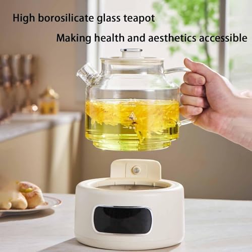 1.2L Glass Electric Kettle with Temperature Control, Anti-Dry-Boil Protection, Fast Boil Glass Health Pot for Home, Office, or Dorm Use - Image 3