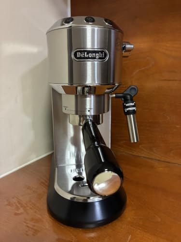51mm Bottomless Portafilter Compatible with DeLonghi EC680 EC685 Espresso Machine Stainless Steel Portafilter Along with Espresso Filter Basket Coffee Bottomless Handle-ABS Plastic - Image 4