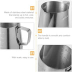 350ml Milk Frothing Pitcher,Stainless Steel Cup, Steaming Espresso Coffee Latte Frother Barista Tools Creamy Foam - Image 3