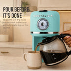 Nostalgia Classic Retro 10 Cup Coffee Maker, Aqua - Image 2