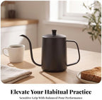 Matte Black Gooseneck Coffee Pot - Image 6