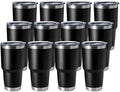 HASLE OUTFITTERS 30oz Stainless Steel Tumbler, Double Wall Vacuum Insulated Travel Mug Tumbler, Durable Insulated Coffee Mug, Gift Box Set (Black, 12) by HASLEOUTFITTERS