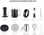 25PCS Espresso Accessories Kit 51mm Coffee Spring Tamper Set black - Image 2