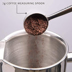 French Press Cafetiere Stainless Steel Coffee Press Double Wall Coffee Maker Insulated Coffee Pot with Extra Filter Screens, Easy Cleaning Cafeteria,800ml - Image 5