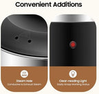 30 Cups Coffee Urn and Hot Beverage Dispenser, Stainless Steel Electric Coffee Percolator with Fast Heating, Reusable Filter, Two-Stage Faucet for Home, Office, Party - Image 6