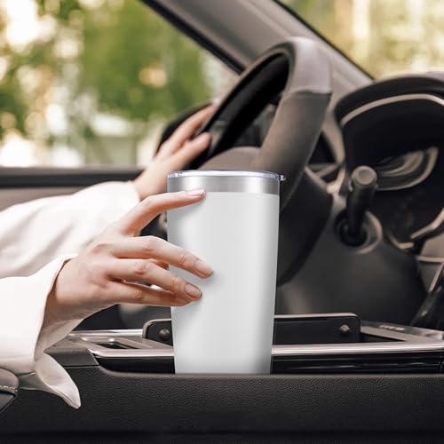 20 oz Tumbler with Lid Stainless Steel Insulated Tumblers Bulk Cups Mug - Image 5