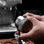 54mm Espresso Tools Set | Bottomless Portafilter | Espresso Distributor and Tamper with Walnut Decoration | Fit 54mm Breville & Sage Barista Espresso Machine - Image 3
