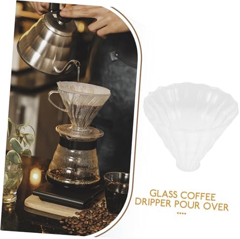 POPETPOP 10pcs Thickened Borosilicate Glass Coffee Dripper for Versatile Brewing for Use Coffee Making Tool - Image 6