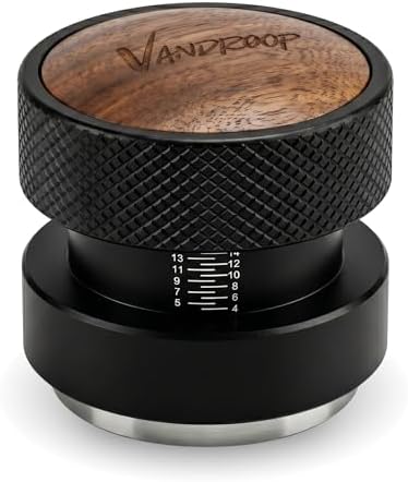 Vandroop 51mm Calibrated Espresso Tamper Self-Leveling Constant Pressure by VANDROOP