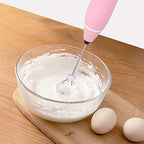 Hemoton Rechargeable Handheld Blender 2-in-1 Milk Egg Whisk Electric Stirrer Milk Foamer 3-speeds Compact Easy to Use - Image 4