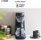 Tiger Hybrid Automatic Coffee Maker | Pour Over & Immersion Coffee Machine | 3 Brew Modes (Classic, Immersion, Iced) | Precision Temp Control | Japanese Design | 24 oz (0.72L) Glass Carafe | Black​ - Image 5