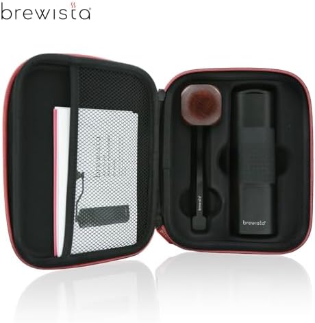Brewista Artisan Meteor Manual Coffee Grinder, Stainless Steel Conical Burr Grinder with 18 Adjustable Settings, Portable Espresso, Moka Pot Coffee Bean Grinder, Detachable Handle, 25-30g Capacity - Image 2