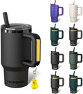 Frost Buddy Thicc Buddy 16oz Tumbler - Spill-Proof Flip Lid (Dark Night) by FrostBuddy