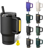 Frost Buddy Thicc Buddy 16oz Tumbler - Spill-Proof Flip Lid (Dark Night) by FrostBuddy