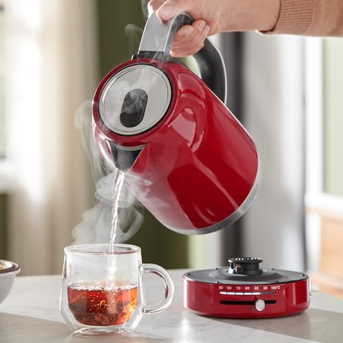 KitchenAid 1.7L Electric Kettle, Temp Control KEK1701, Empire Red - Image 3