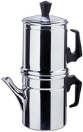 ILSA Aluminium Napoletan Coffee Maker TZ.1, Aluminium, Multicoloured, 1 Cup by Ilsa