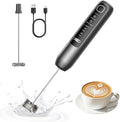 DREO BaristaMaker Nano Handheld Milk Frother Wand Coffe Frother Black by Unknown