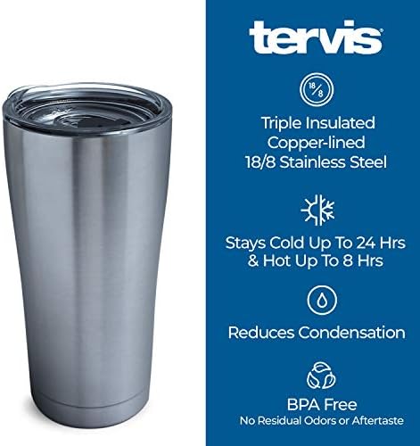 Tervis Star Wars - The Mandalorian Child Sipping Triple Walled Insulated Tumbler Travel Cup Keeps Drinks Cold & Hot, 20oz Legacy, Stainless Steel, 1 Count (Pack of 1) - Image 3