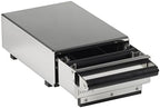 JoeFrex Espresso Knock Box Drawer S - Coffee Ground Knock Container - Espresso Knockbox for Barista - Stainless Steel - Size: 9.06" W x 11.81" D x 4.33" H W: 23cm x D: 30cm x H: 11cm by JOEFREX