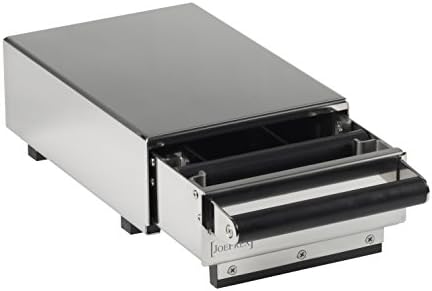 JoeFrex Espresso Knock Box Drawer S - Coffee Ground Knock Container - Espresso Knockbox for Barista - Stainless Steel - Size: 9.06" W x 11.81" D x 4.33" H W: 23cm x D: 30cm x H: 11cm by JOEFREX
