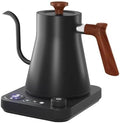 Electric Gooseneck Kettle, 1200W, 900ml Capacity, Stainless Steel Interior, Keeps Warm, Auto Shut-Off, Digital Display, Real-time Temperature Control by Unknown