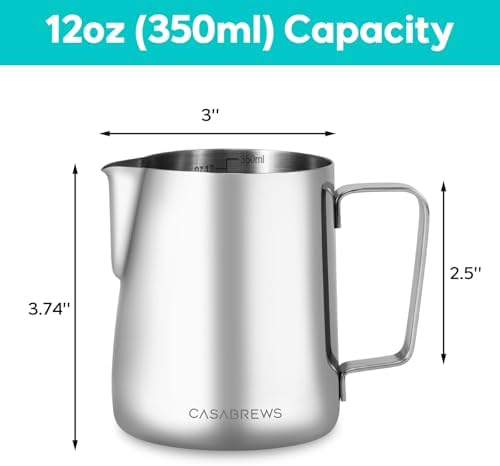 CASABREWS 5418 PRO Espresso Machine with 350ml(12oz) Milk Frothing Pitcher - Image 5