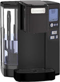 Cuisinart Coffee Maker, Single Serve 72-Ounce Reservoir Coffee Machine, Programmable Brewing & Hot Water Dispenser, Stainless Steel, Black by Cuisinart