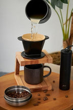 Wooden Coffee Brewing Stand for Filter Coffee 200-399ml Capacity - Wood Pour Over Holder - Image 4