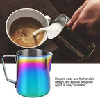 350ml Stainless Steel Milk Frothing Pitcher Frothing Pitcher Frothing Pitcher Coffee Cup Latte Art Milk Frother - Image 5