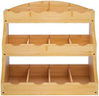 3-Tier Bamboo Tea Bag Organizer, Self-Assembly - Image 3