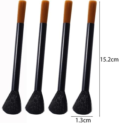 6pcs Double Headed Cleaning Brush Coffee Grinder Cleaning Brushes Aluminum Tube Soft Bristle Powder Brush Coffee Machine Clean Tools - Image 4