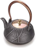 cast iron teapot,classic tea kettle,Japanese Tetsubin Tea Kettle Cast Iron Teapot with Copper Lid Handle, for Green Tea and Mint, Fruity and Citrus, 1200ml by Unknown