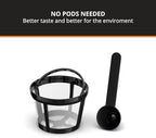 KRUPS Simply Brew Coffee Maker - Multi-Serve 4-in-1 with Stainless Steel Travel Tumbler, Black, 14oz - Image 6