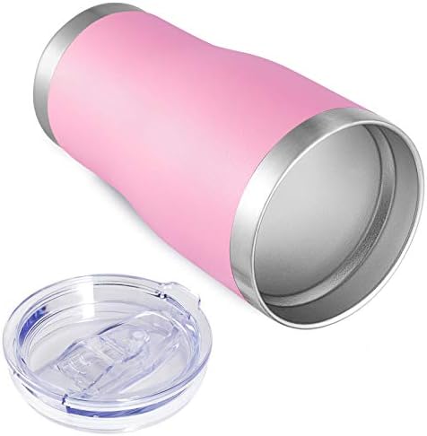 VEGOND 20oz Tumbler Stainless Steel Tumbler Cup with Lid And Straw Vacuum Insulated Double Wall Travel Coffee Mug(Pink 6 Pack) - Image 6