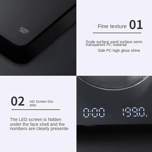 Coffee Bean Scale Small LED Display oz/ml/g - Image 4