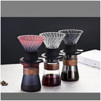 Pour Over DripperMaker Glass Coffee Filters V02 Set,Immersion Coffee Dripper Switch(A4) - Image 3