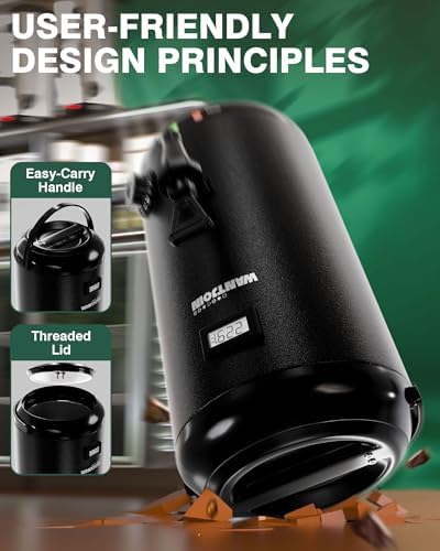 WantJoin Insulated Beverage Dispenser Stainless Steel Black 3.2Gal-Heating - Image 6