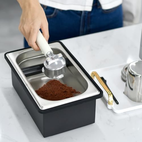 Espresso Knock Box Stainless Steel Large Coffee Puck Container Knockbox - Image 5
