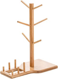 Coffee Mug Rack Cup Holders Tree Shape Wood Coffee Tea Cup Storage Holder Stand Hanging Display Rack Drinkware Shelf Home Kitchen Mug with 6 Hooks Mug Stands (Color : A) (B) by Unknown