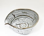 Urban Tokyo Meisen Pottery Handmade Ceramic Matcha Bowl with Pouring Spout, Japanese Minoyaki Pottery, Tea Ceremony Whisking, 18oz, Made in Japan (Yuzu Shiro (White Brown)) - Image 2