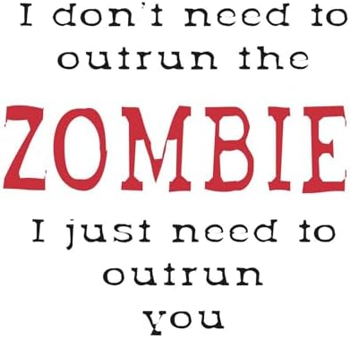 CafePress Outrun The Zombie 3 Tumbled Stone - Set of 4 Coasters Set of 4 w/holder - Image 2
