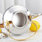 SANQIAHOME 2.1 Quart Stainless Steel Teapot With Infuser,Tea Kettle For Stove Top Minimalist Style - Image 5