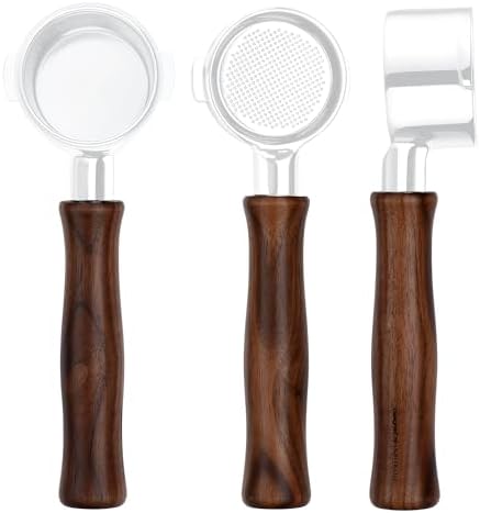 Normcore Portafilter Handle, Genuine American Walnut Wood Handle, M10 Naked Portafilter Wood Handle Replacement - Image 2