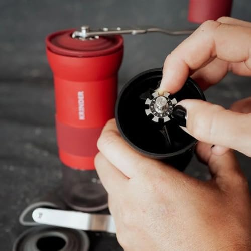 Cafflano Krinder : Portable Manual Coffee Maker, Handmill, Italian Metal-burr Coffee Grinder, High-Consistency, Easy Coarseness Adjusting, High Performance Coffee Grinder - Image 5