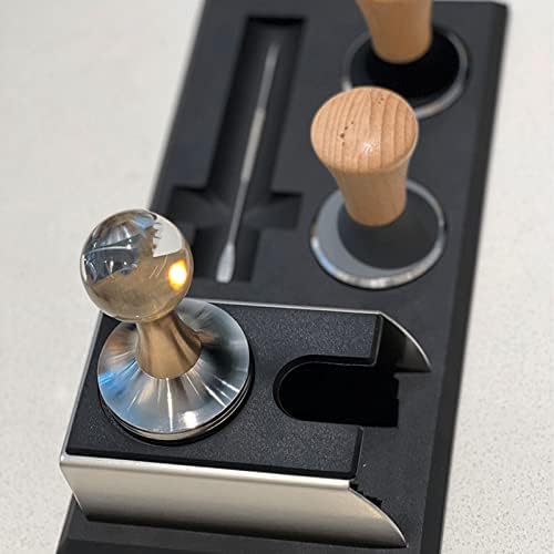 Coffee Tamper Mat Set, Nonslip Stable Holder with Storage Base - Image 4
