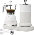 Electric Espresso Machine with Milk Frother 2 in 1 Efficient by Vaolvpant